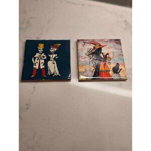 Halloween tile coasters 2